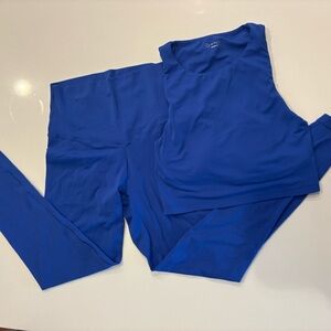 Aerie Vibrant Blue Leggings Set